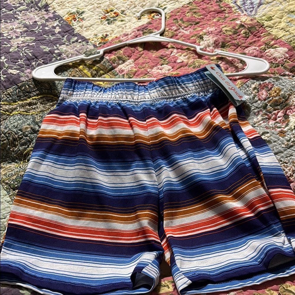 Cat & Jack Striped Kids Shorts - Multicolor